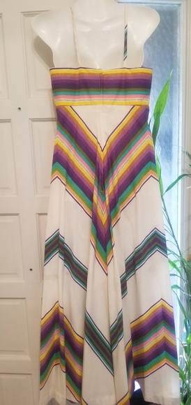 Vintage 70s Saba California Maxi Sundress - Picture 2 of 5